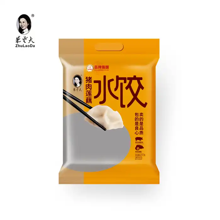 What do pork and lotus root dumplings taste like?